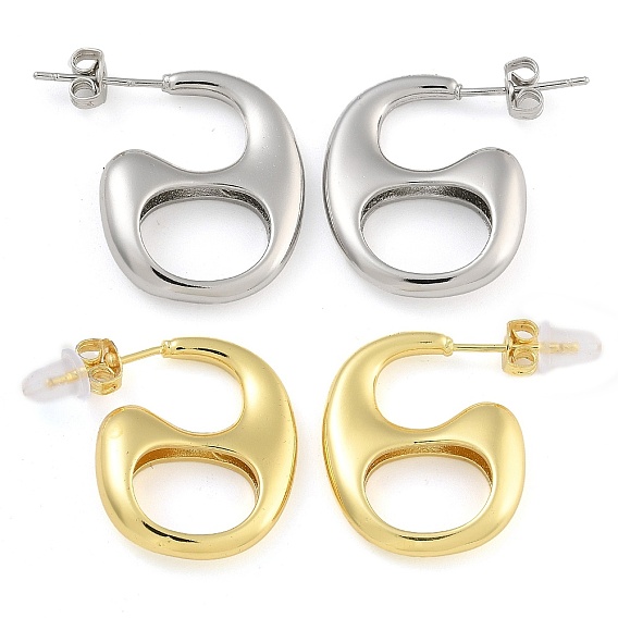 Латунь серьги