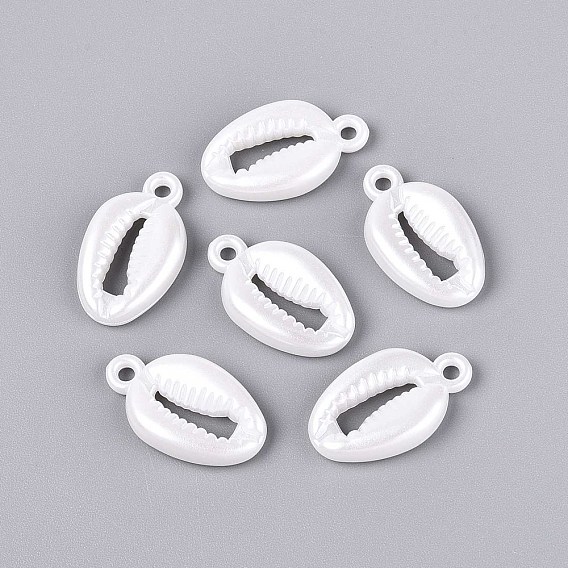 Абс пластмассовые жемчужные подвески, формы раковины