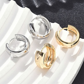 Латунные серьги обруча