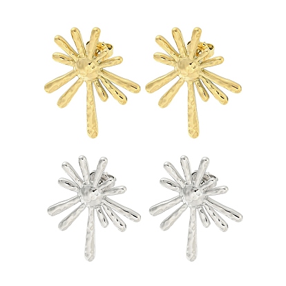 304 Stainless Steel Earring Findings, Ion Plating(IP)