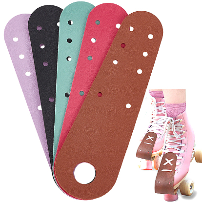 10 Stück 5 Farben Zehenschützer aus PU-Leder für Rollschuhe