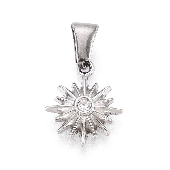 303 подвески из нержавеющей стали, со стразами, солнечные чары