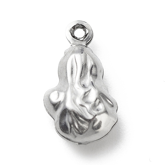304 Stainless Steel Pendants, Peanut Charms