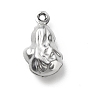304 Stainless Steel Pendants, Peanut Charms