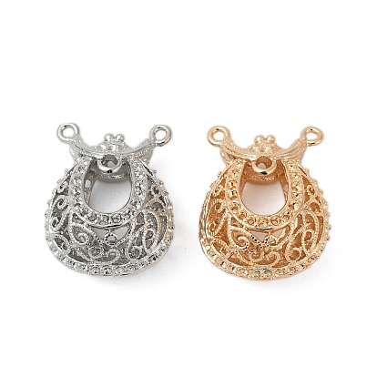 Полые латунные звенья для люстр, без кадмия, без никеля и без свинца, слеза