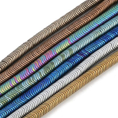 Гальванические нити из синтетических немагнитных гематитовых бусин, волнистый диск