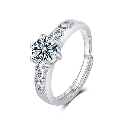 Bague en zircon à la mode et élégante - design unique, élégant, bijoux artisanaux.