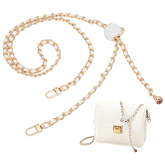 Регулируемые ремешки для сумок из искусственной кожи с цепочками, с железной поворотными зажимами, для аксессуаров для замены сумок