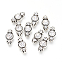 Des perles en alliage entretoises, avec strass cristal, candy