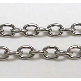 Brass Cable Chains, Nickel Free & Lead Free