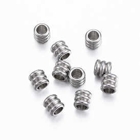 201 Stainless Steel Spacer Beads, Column