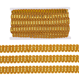 Metallic Polyester Ribbon, Wave Pattern