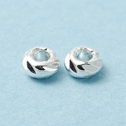 Латунные бусины, долговечный, без кадмия и без свинца, плоско-круглые