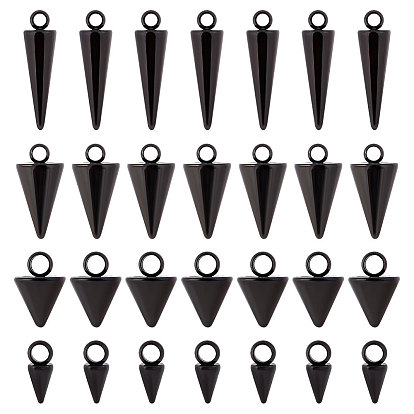 32 шт 4 стиль 201/304 подвески из нержавеющей стали, шип / конус