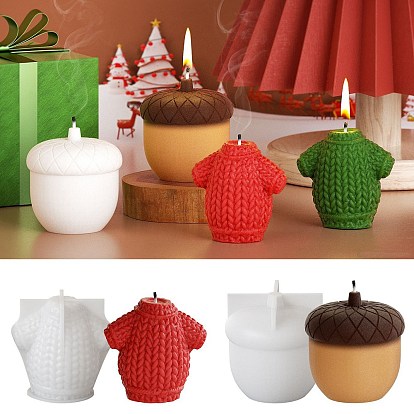 Силиконовые формы, формы для свечей, формы для литья гипсовой смолы, белые