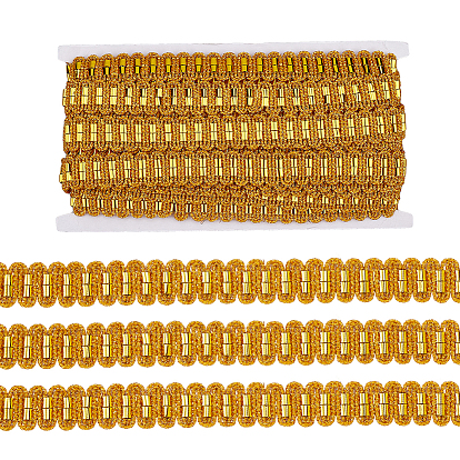Metallic Polyester Ribbon, Wave Pattern