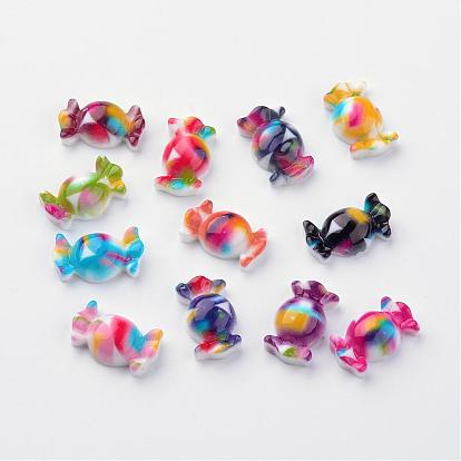 Окрашенного распылением смолы кабошоны, конфеты