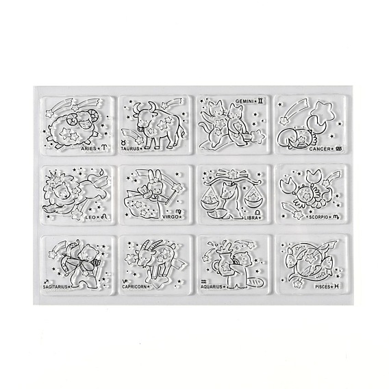 Silicone Stamps, for DIY Scrapbooking, Photo Album Decorative, Cards Making, Stamp Sheets