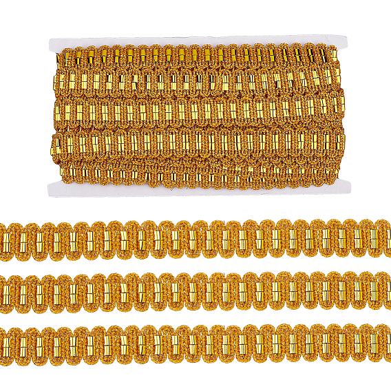 Metallic Polyester Ribbon, Wave Pattern