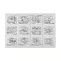 Silicone Stamps, for DIY Scrapbooking, Photo Album Decorative, Cards Making, Stamp Sheets
