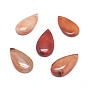 Natural Agate Pendants, Dyed & Heated, Teardrop