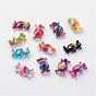 Spray Painted Resin Cabochons, Candy