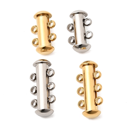 304 из нержавеющей стали замок застежки слайд, трубка, ионное покрытие (ip)