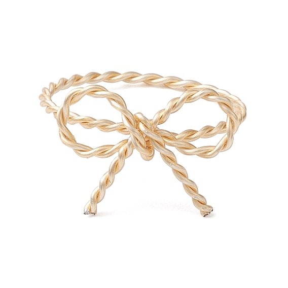 Кольца для женщин с бантом из медной проволоки