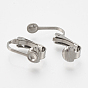 304 Stainless Steel Clip-on Earring Settings