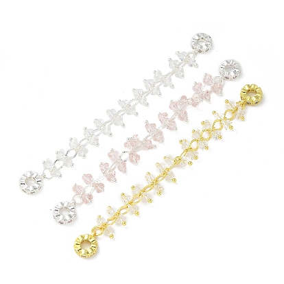 Латунная цепочка с кисточкой из кубического циркония европейские подвески-цепочки безопасности