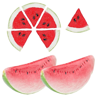 Imitation Food PVC Plastic & Silicone Watermelon Display Decorations
