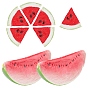 Imitation Food PVC Plastic & Silicone Watermelon Display Decorations