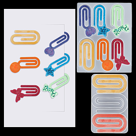 2шт. 2 варианты силиконовых форм для закладок, разнообразные