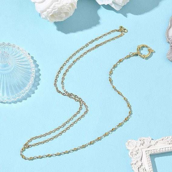 304 Колье из нержавеющей стали с комбинированными цепочками для женщин и мужчин