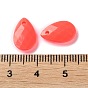 Opaque Acrylic Charms, Faceted, Teardrop Charms