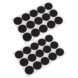 2 листы ЭВА самоклеящиеся мебельные накладки, Нескользящие подставки для ног мебели для ног стула, протекторы пола, плоско-круглые