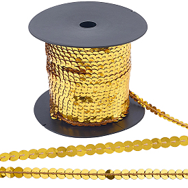 1 рулон пластиковых пайеток/цепочек из пайеток, AB цвет