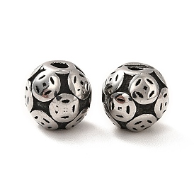 316 Surgical Stainless Steel Beads, Rondelle