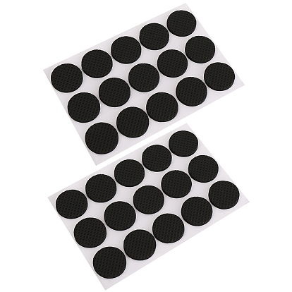 2 листы ЭВА самоклеящиеся мебельные накладки, Нескользящие подставки для ног мебели для ног стула, протекторы пола, плоско-круглые