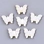 Natural White Shell Mother of Pearl Shell Beads, Butterfly