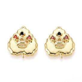 Латунные микро проложить кубического циркония подвески, без кадмия, без никеля и без свинца, лист