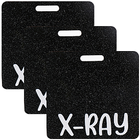 Акриловые большие подвески, прямоугольные, с блеском порошок