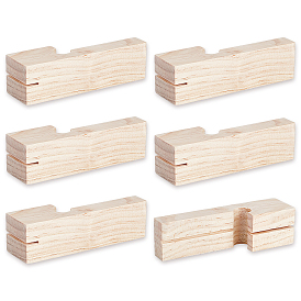 6шт. деревянный линейный блок, строгальный станок для протяжки лески