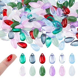 240 шт 12 цвета подвески лэмпворк ручной работы, слезинки