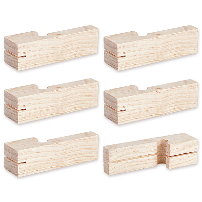 6шт. деревянный линейный блок, строгальный станок для протяжки лески