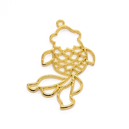 Подвески из цинкового сплава, для изготовления кулонов, рыба