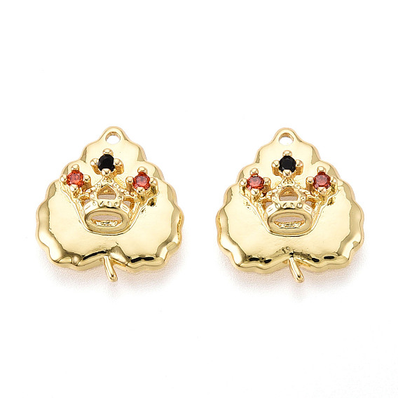 Латунные микро проложить кубического циркония подвески, без кадмия, без никеля и без свинца, лист