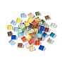 Mosaic Tiles Glass Cabochons, for Home Decoration or DIY Crafts, Square
