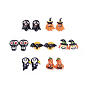 Halloween Theme Resin Cabochons, Mixed Shapes