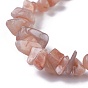 Natural Gemstone Beads Stretch Bracelets, with Korean Elastic Crystal Thread